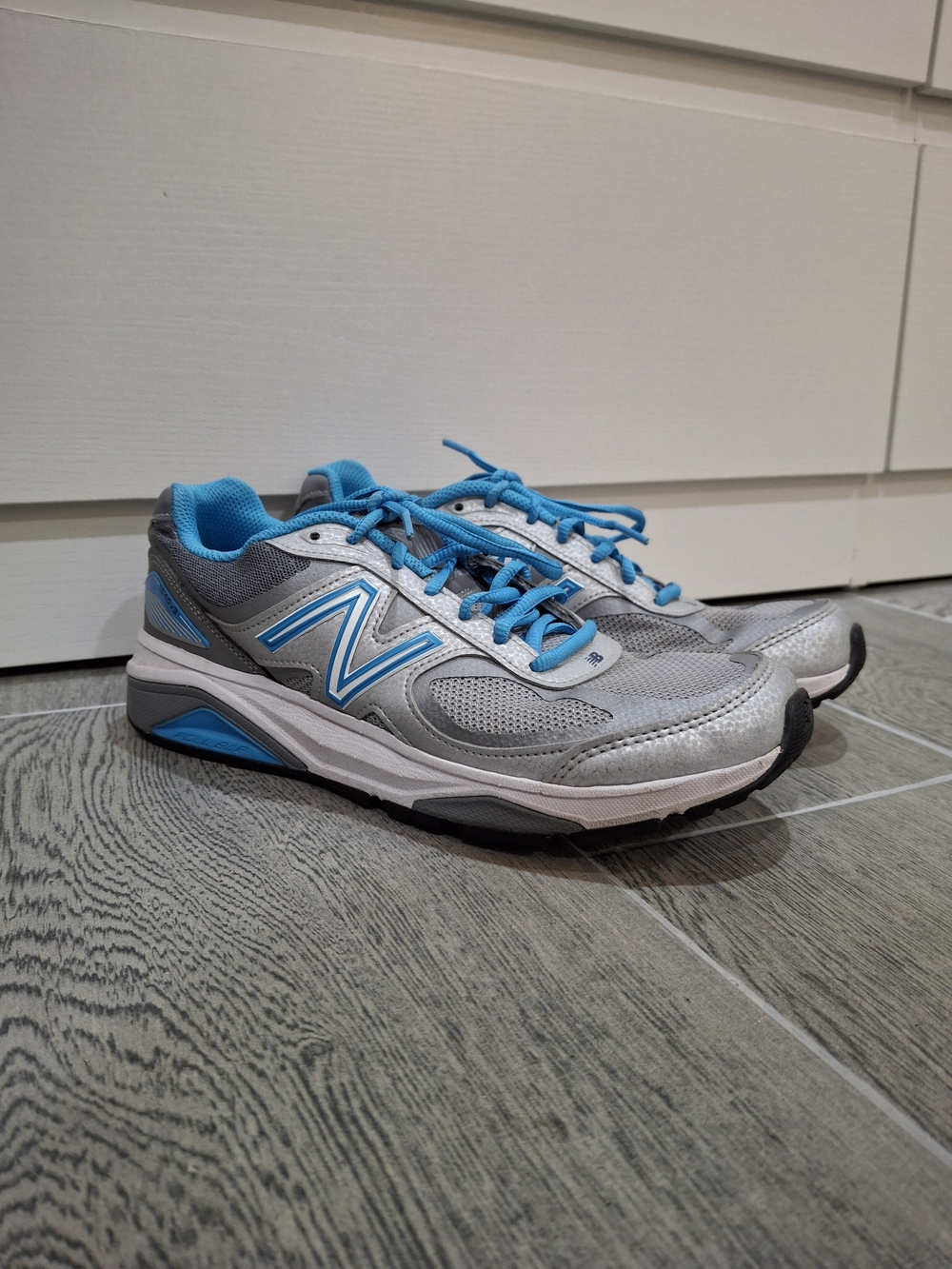 New Balance Gray and Blue Women's Sneakers